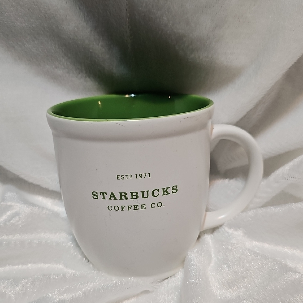 Starbucks White and Green Coffee Mug